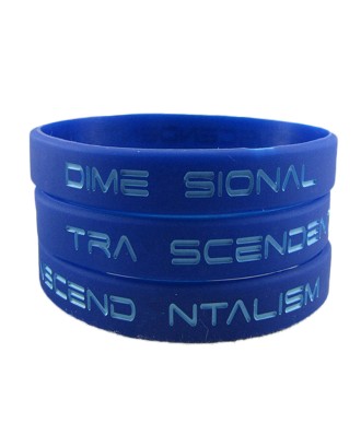 Debossed Silicone Wristband